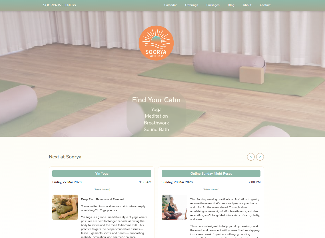 WholeSpace booking and operations interface